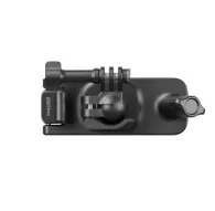 Клипса для рюкзака Insta360 INST110-62 с шаровым узлом 360 градусов для надежной фиксации камеры без рук на лямке рюкзакаКлипса для рюкзака Insta360 INST110-62 с шаровым узлом 360 градусов для надежной фиксации камеры без рук на лямке рюкзака