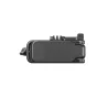 Insta360 Backpack Clip INST110-62 with a detachable ball head and three-screw locking mechanism for secure hands-free action camera mounting on backpack straps.