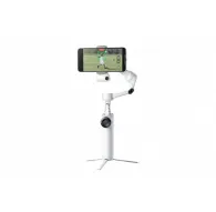 Insta360 Flow 2 AI Tracker stabilizators ar uzmontētu mobilo telefonu, demonstrējot AI objektu sekšanu uz tripod statīvaInsta360 Flow 2 AI Tracker stabilizators ar uzmontētu mobilo telefonu, demonstrējot AI objektu sekšanu uz tripod statīva