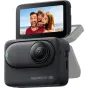 Экшн-камера Insta360 GO 3S 64GB черного цвета с базой Action Pod, откидным сенсорным экраном и магнитной линзой