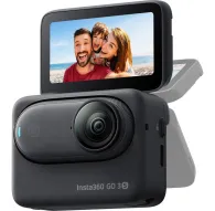 Экшн-камера Insta360 GO 3S 64GB черного цвета с базой Action Pod, откидным сенсорным экраном и магнитной линзойЭкшн-камера Insta360 GO 3S 64GB черного цвета с базой Action Pod, откидным сенсорным экраном и магнитной линзой