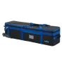 CamRade tripodBag Lite - lightweight padded tripod bag with blue YKK zippers, transparent ID pocket, and padded shoulder strap for tripods up to 86 cm