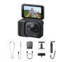 Комплект Insta360 GO Ultra Creator Bundle черного цвета с аксессуарами: магнитный клип, мини-штатив, ланиард и Ultra Pivot штатив