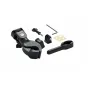 Insta360 Heavy Duty Clamp INST110-39 pilns komplekts ar elastīgu roku, ātri atbrīvojošo montāžas adapteri, sešstūra atslēgu un līmējošām paliktnēm stabilai kameras fiksēšanai uz rāmēm vai stabiem
