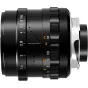 Thypoch Simera 28mm f1.4 lens for Leica M mount featuring an infinity-lock focus tab, f-stop markings from f1.4 to f16, and a matte black finish with a depth-of-field scale.