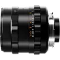 Thypoch Simera 28mm f1.4 objekīvs Leica M montūrai ar divām fokusa tabulām, melns alumīnija korpuss un sarkana dziļuma lauka skala