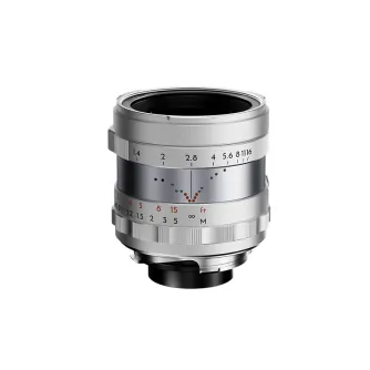 Thypoch Simera 35mm f1.4 lens featuring a manual focus ring, dual focus tabs, and a 14-blade aperture for sharp full-frame photography