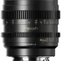 Thypoch Simera-C 35mm T1.5 kinolēca ar metāla korpusu, T-stop atvērumu norādījumiem no T2 līdz T16 un teksturētu fokusa gredzenu precīzai kontrolei filmēšanā.
