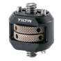 Tilta 1/4-20 adapteris Rotatable Phone Mounting Bracket V2 - divkāršās fiksēšanas pīķi, pretgrieziena konstrukcija, matēts melns alumīnijs