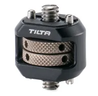 Адаптер Tilta 1/4-20 для Rotatable Phone Mounting Bracket V2 - двойные фиксирующие штифты, антиповоротная конструкция, матовый черный алюминийАдаптер Tilta 1/4-20 для Rotatable Phone Mounting Bracket V2 - двойные фиксирующие штифты, антиповоротная конструкция, матовый черный алюминий