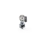 Tilta 1/4-20 mounting bracket in titanium gray for Hydra Alien Mini - lightweight aluminum design with textured grip and threaded connection.