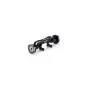 Tilta 15mm LWS Dual Rosette Adapter - black dual rosette mount for versatile accessory attachment on LWS rods, featuring 3/8-16 and 1/4-20 threaded mounts for lens supports and rangefinders