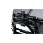 Tilta MB-T12-M85 carbon fiber matte box with clamp mechanism, featuring an adjustable top French flag and a lightweight 4x5.65 filter holder for cinema lenses.