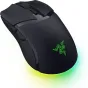 Razer Cobra HyperSpeed wireless gaming mouse black side view with RGB underglow lighting and sleek symmetrical design