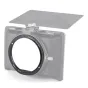 Алюминиевый адаптер Tilta MB-T15-67 для объективов с резьбой 67мм с креплением под матовую рамку, видна передняя резьба 67мм для фильтров
