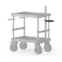 Крепление Tilta TC-FHB-B для шаровой головки 75/100мм к тележке Boulder Camera Cart – черный алюминиевый зажимной монтаж с съемным адаптером для быстрой установки головок 75мм/100мм