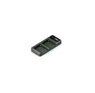 Зарядное устройство Tilta для двух аккумуляторов NP-F с зеленым корпусом, LCD-дисплеем и портами USB-C/Micro-USB для батарей Sony L-SeriesЗарядное устройство Tilta для двух аккумуляторов NP-F с зеленым корпусом, LCD-дисплеем и портами USB-C/Micro-USB для батарей Sony L-Series