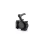 Tilta Camera Cage for Canon R50 V in black, featuring a removable NATO rail, top handle, and ARCA plate for tripod compatibility.