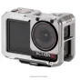 Tilta TA-T72-A-TG titāna pelēkā modulāra kameras korpuss DJI Osmo Action 5 Pro ar ātri atbrīvojamu bāzi un magnētisko filtru atbalstu