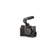 Tilta Camera Cage for Nikon ZR - black modular cage system with top handle, designed for secure camera protection and versatile accessory mounting.Tilta Camera Cage for Nikon ZR - black modular cage system with top handle, designed for secure camera protection and versatile accessory mounting.