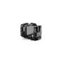Камера-клетка Tilta для Nikon ZR черного цвета с модульным ARCA-приёмником и мини PD V-Mount батарейной платой, оснащённая зажимом для кабелей и регулируемыми выходами питания.