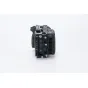 Tilta Full Camera Cage for Canon C50 side view with threaded arms, HDMI and USB-C cable clamps, and Arca-style base plate