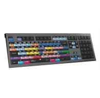 LogicKeyboard Avid Media Composer PRO Astra 2 Mac keyboard with 135 color-coded shortcut keys, backlit keys, and integrated USB 3.0 hub for seamless media editing workflowLogicKeyboard Avid Media Composer PRO Astra 2 Mac keyboard with 135 color-coded shortcut keys, backlit keys, and integrated USB 3.0 hub for seamless media editing workflow