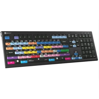 LogicKeyboard Avid Media Composer PRO Astra 2 UK backlit keyboard with 135 color-coded shortcuts and integrated USB 3.0 hub for enhanced video editing workflow