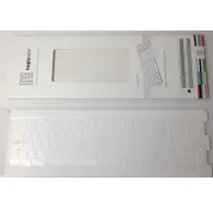 LogicKeyboard Crystal Clear Skin для клавиатуры Apple Full Size ISO - ультратонкая прозрачная силиконовая защита для полной клавиатуры, включая числовой блок, представлена с упаковкой и образцами цветных маркеровLogicKeyboard Crystal Clear Skin для клавиатуры Apple Full Size ISO - ультратонкая прозрачная силиконовая защита для полной клавиатуры, включая числовой блок, представлена с упаковкой и образцами цветных маркеров