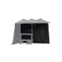 Tilta Sunshade Boulder Camera Cart - 4 paneļu melna ekrāna aizsargs ar integrētu plauktu, kas samazina spīdumu un nodrošina skaidru redzamību ārā
