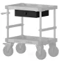 Tilta TC-TD-B black lockable top drawer for Boulder camera cart with keyed lock and durable aluminum construction