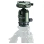 Tilta Travel Ball Head with Flat Base, 5kg capacity, featuring Arca-type quick release plate and smooth friction control knob