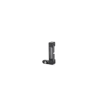 Крепление для кабеля USB-C Tilta для Sony Alpha 7 V - компактный черный зажим для фиксации кабелей, с прямоугольной основой и силиконовыми губками, вид сбоку