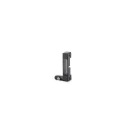 Tilta USB-C kabeļu klamps Sony Alpha 7 V kamerai - kompakts melns klamps kabeļu nostiprināšanai, ar taisnstūra pamatni un silikona pārklājumu žokļiem, sānu skatsTilta USB-C kabeļu klamps Sony Alpha 7 V kamerai - kompakts melns klamps kabeļu nostiprināšanai, ar taisnstūra pamatni un silikona pārklājumu žokļiem, sānu skats