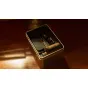 Tilta vintage camera cage for Fujifilm X100VI featuring a walnut wooden handgrip and ergonomic thumb grip, crafted from black aluminum alloy