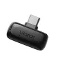 Ulanzi A200 Mini bezvadu mikrofona pārraidītājs ar USB-C portu, kompakts melns dizains vieglai pievienošanai