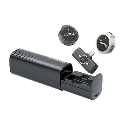 Ulanzi A21 Wireless Microphone Black and White Type C
