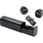 Ulanzi A21 wireless lavalier microphone set featuring black transmitters, a charging case with USB-C port, and a USB-C cable for high-quality 32kHz/24-bit audio recording