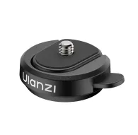 Ulanzi CK01 quick release plate for fast camera and light mounting, featuring anti-slip buckle and 1/4-inch threaded screwUlanzi CK01 quick release plate for fast camera and light mounting, featuring anti-slip buckle and 1/4-inch threaded screw