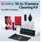 Ulanzi CO72 10-in-1 APS-C Camera Cleaning Kit with air blower, brush, cleaning fluid, swabs, wipes, microfiber cloth, and storage pouch