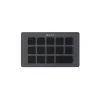 Ulanzi D200H Stream Deck Smart Keyboard with 13 customizable LCD buttons, top view showcasing sleek design and inactive display