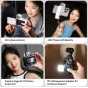 Ulanzi DG01 Cube Mini LED light with cold shoe mount attached to a camera for soft 5600K daylight video and photography lighting