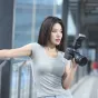 Ulanzi F32 V2 speedlite flash with built-in battery mounted on a DSLR camera for professional photography, featuring high-speed sync and GN 32 power.