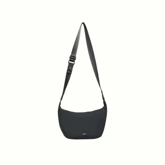 Ulanzi HMN1 black 5L crescent crossbody bag with ergonomic design, adjustable strap, and smooth zipper closure for photographers and vloggers