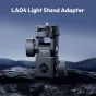 Ulanzi LA04 Light Stand Adapter with 1/4-inch screw mount and cold shoe for versatile camera, light, and phone holder attachment