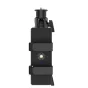 Ulanzi LA06 Light Grip Handle with PowerBank Plate - top view showing ergonomic grip, integrated power bank plate, and ARRI-compatible 1/4-inch screw hole for secure COB light and battery setup