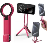 Ulanzi MA30 saliekamais MagSafe telefonstativs ar viedtālruni stenda režīmā, demonstrējot magnētisko klipu, kompakto dizainu un daudzveidīgas leņķu regulēšanas iespējas iPhone 13/14/15/16 sērijāmUlanzi MA30 saliekamais MagSafe telefonstativs ar viedtālruni stenda režīmā, demonstrējot magnētisko klipu, kompakto dizainu un daudzveidīgas leņķu regulēšanas iespējas iPhone 13/14/15/16 sērijām