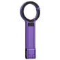 Ulanzi MA30 purpura krāsā foldējams MagSafe mobilo telefonu statīvs, ultralengs 0.22 lb karabīna stila statīvs stabilai fotografēšanai