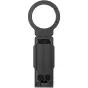 Стойка для смартфона Ulanzi MA38 MagLock с двусторонним магнитным креплением MagSafe и регулируемыми шарнирами, вид сверху демонстрирует компактную алюминиевую конструкцию для универсальной мобильной фотографии.