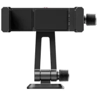 Ulanzi MA51 QuickClip phone clamp with 180 tilt and 360 rotation, dual cold shoe mounts, and 1/4-20 thread base for versatile smartphone setupUlanzi MA51 QuickClip phone clamp with 180 tilt and 360 rotation, dual cold shoe mounts, and 1/4-20 thread base for versatile smartphone setup